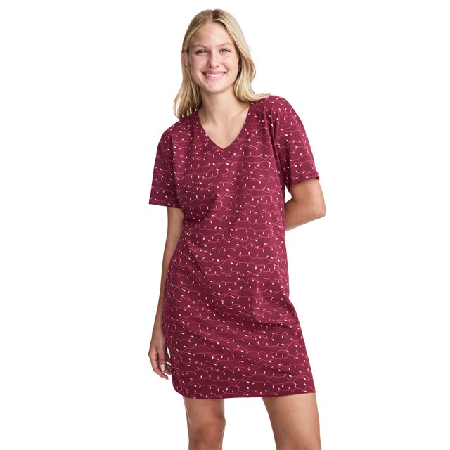 Jockey Chemise de Nuit Extensible en Coton Biologique pour Femmes