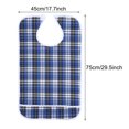 thumbnail image 2 of WALFRONT 3Colors Waterproof Adult Elder Mealtime Bib Washable Dinning Aid Clothes Protector, 2 of 11