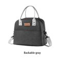 thumbnail image 4 of fastboy Multi-Purpose Insulated For Various Places Easy To Carry And Clean Insulated Lunch Bags With Strap+Black 1Set, 4 of 6