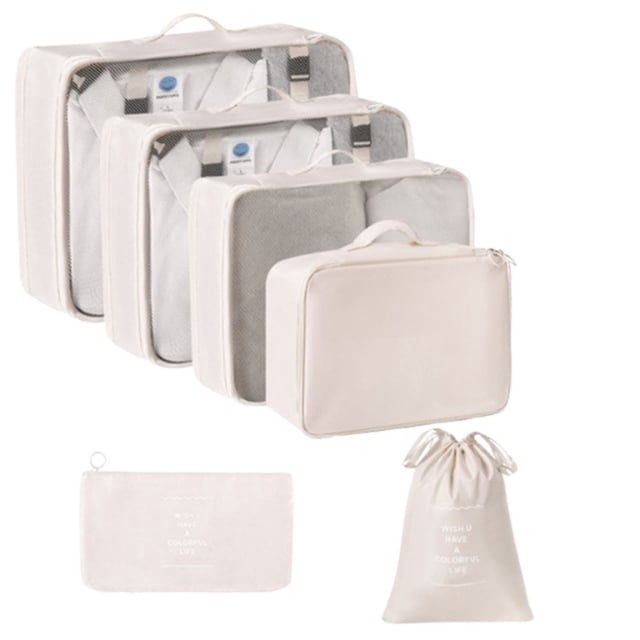 EGNMCR Organisateurs et Rangement de Garde-Robe, Organisation et Rangement, Bacs de Rangement, Contenants de Rangement Sac de Voyage Ensemble de 6 Pcs Sac de Rangement Multifonctionnel Ensemble de 6 Pcs un Rangement