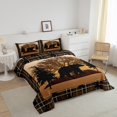 thumbnail image 3 of Erosebridal Ensembles de Literie Farmhouse Ours Très Grand avec Couette, Insert de Couette Brun, Décor Thème Rustique, Réversible 3 Pcs, 3 of 8
