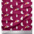 thumbnail image 1 of Soimoi Velvet Fabric Ghost Halloween Fabric Prints by Yard 58 Inch Wide, 1 of 3