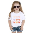 thumbnail image 2 of B91xZ Girls T-Shirt Short Sleeve Ruffle Solid Color Polo Shirt,White 7-8 Years, 2 of 4