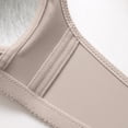 thumbnail image 4 of fheaev Plus Size Bra for Women Wireless Bras No Underwire Printing Gathered Together Large Size Wirefree Adjustable Shoulder Strap Full Coverage Push Up Bras Everyday Bras Underwear, 4 of 4