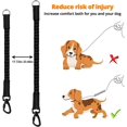 thumbnail image 4 of Long Dog Leash 10 FT: Heavy Duty Rope Leashes for Dogs Training with Swivel Lockable Hook Reflective Threads Bungee and Padded Handle - Dog Lead for Large Small Medium Dogs Outside Walking Hiking, 4 of 6