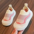 thumbnail image 1 of Girls Sneakers, Spring New Soft Soled Single Shoes Baby Walking Shoes Bow Mesh Princess Small Solid Shoes, 1 of 5