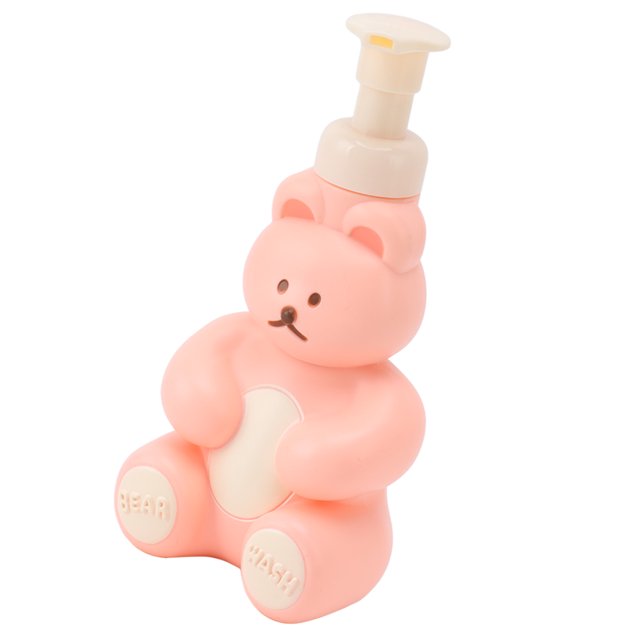 Bouteille Distributrice de Liquide Vide en Forme d'Ours Dessin Animé pour Lavage des Mains