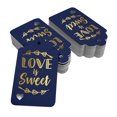 thumbnail image 2 of Inkdotpot Real Gold Foil Love Is Sweet Wedding Tags Favor Hang Paper Tags 50 Pack, 2 of 6
