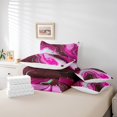 thumbnail image 4 of YST lit en marbre rose dans un sac, 7 Pcs, esthétique moderne, Grand lit, 4 of 4