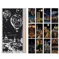 thumbnail image 2 of SASHENHG Scratchboard Crafts For Kids And Adults Paper Colorful Engraving Painting Scenario Set 12 Sheets With 1 Tool, 2 of 6
