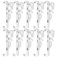 thumbnail image 1 of EIGTHTAIL 10 Pack Replaceable Valance Clips Plastic Blind Clips Home Blind Clips Venetian Blind Accessories, 1 of 6