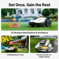 thumbnail image 4 of Mammotion YUKA Mini 600H Robot Lawn Mower,Reception 0.15 Max 0.3 Acre Coverage, Auto Mapping, With 4G,AI Obstacle Avoidance, Dual Cutting Discs,APP Control,Multi-Zone Management, 4 of 5