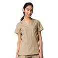 thumbnail image 1 of Red Panda Haut d'Uniforme Uni à Col en V pour Femmes à Deux Poches [TTP - 5TG, Livraison Gratuite], 1 of 1