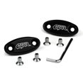 thumbnail image 1 of Krator Mirror Block Off Base Plates Logo Engraved Black Compatible with 2004-2007 Honda CBR 1000RR / Fireblade, 1 of 8