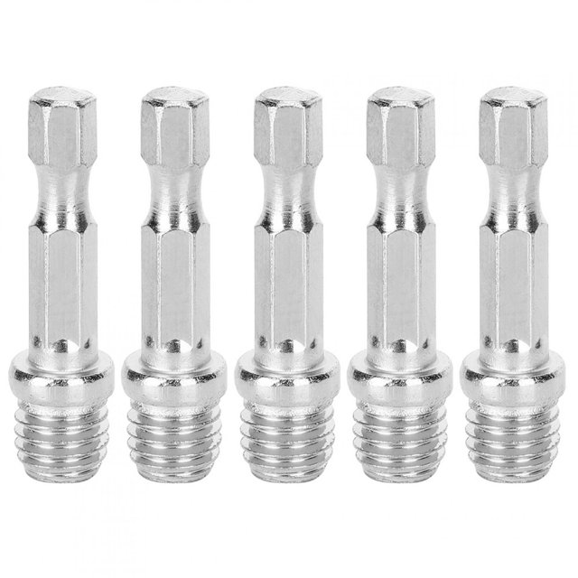 5Pcs Perceuse Adaptateur de Bielle Perceuses Électriques Arbre à Vis Disque Conversion Bâton M10