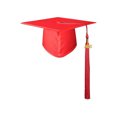 thumbnail image 1 of GDREDA Womens Hat Graduation Hat School Unisex Student Graduation Cap For Adult，Red, 1 of 4