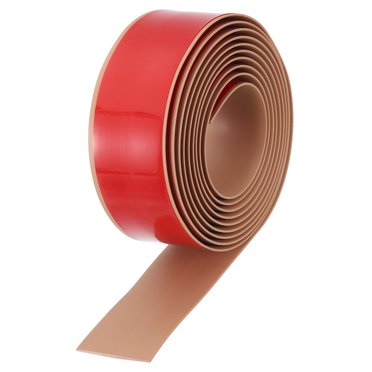 9.84Ft x 2" Floor Transition Strip, Adhesive Vinyl Floor Cover Strips, Brown