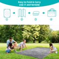 thumbnail image 4 of Findosom Tapis d'Extérieur Imperméable 9'x12 Pieds à Rayures, Tapis de Paille en Plastique Pliable et Réversible, Grand Tapis de Patio pour Extérieur, Véhicule Récréatif, Patio, Arrière-Cour, Terrasse, Pique-Nique, Plage, Camping Gris, 4 of 6