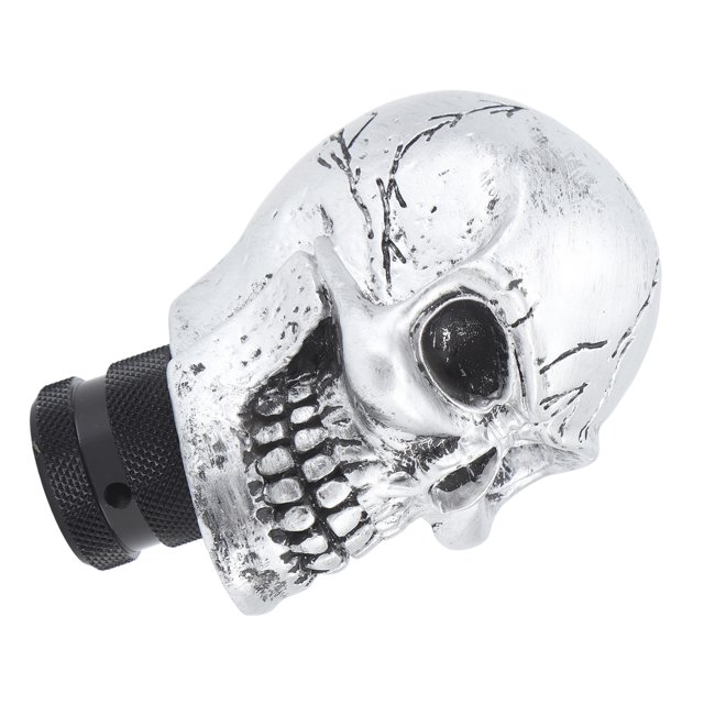 Skull Gear Head Resin Shifter Knob Car Transmission Shifting Stick Handle For Most Manual Vehicles
