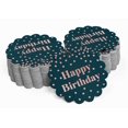 thumbnail image 2 of Inkdotpot 50 Pack Real Rose Gold Foil Paper Tags Happy Birthday Favor Hang Tags, 2 of 6