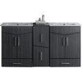 thumbnail image 1 of Imaginations Américaines 61,5 pouces W Vanity Set  Gris, 1 of 1