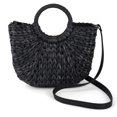 thumbnail image 3 of CHUANK Straw Crossbody Bag with Handle - Straw Purse (Natural), 3 of 4