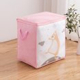 thumbnail image 1 of Clothes Storage Organizer Bins Containers,Non-woven Clothes Quilt Storage Bag Foldable Wardrobe Storage Toy Storage Bag, 1 of 3