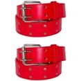 thumbnail image 1 of CTM® Kids' Leather Two Hole Jean Belt, 1 of 3