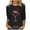 Black, variant on BLVB Womens Christmas 3/4 Sleeve Crew Neck T-Shirts Red Cup Graphic Tee Tops Winter Holiday Family Party Matching Tops