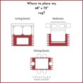 thumbnail image 4 of Fabstyles Herringbone Cotton Flat Weave Area Rug for Living Room, Hallway, Patio, 4 of 4