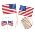 thumbnail image 3 of RKSTN Kitchen Utensils 100 Pcs Pics Drapeau Américain pour Sandwichs Apéritifs Toppers Cupcakes Kitchen Utensils, 3 of 4