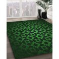 thumbnail image 3 of Ahgly Company Tapis Rectangulaire Lavable en Machine Vert Transitionnel, 8 Pieds x 12 Pieds, 3 of 7