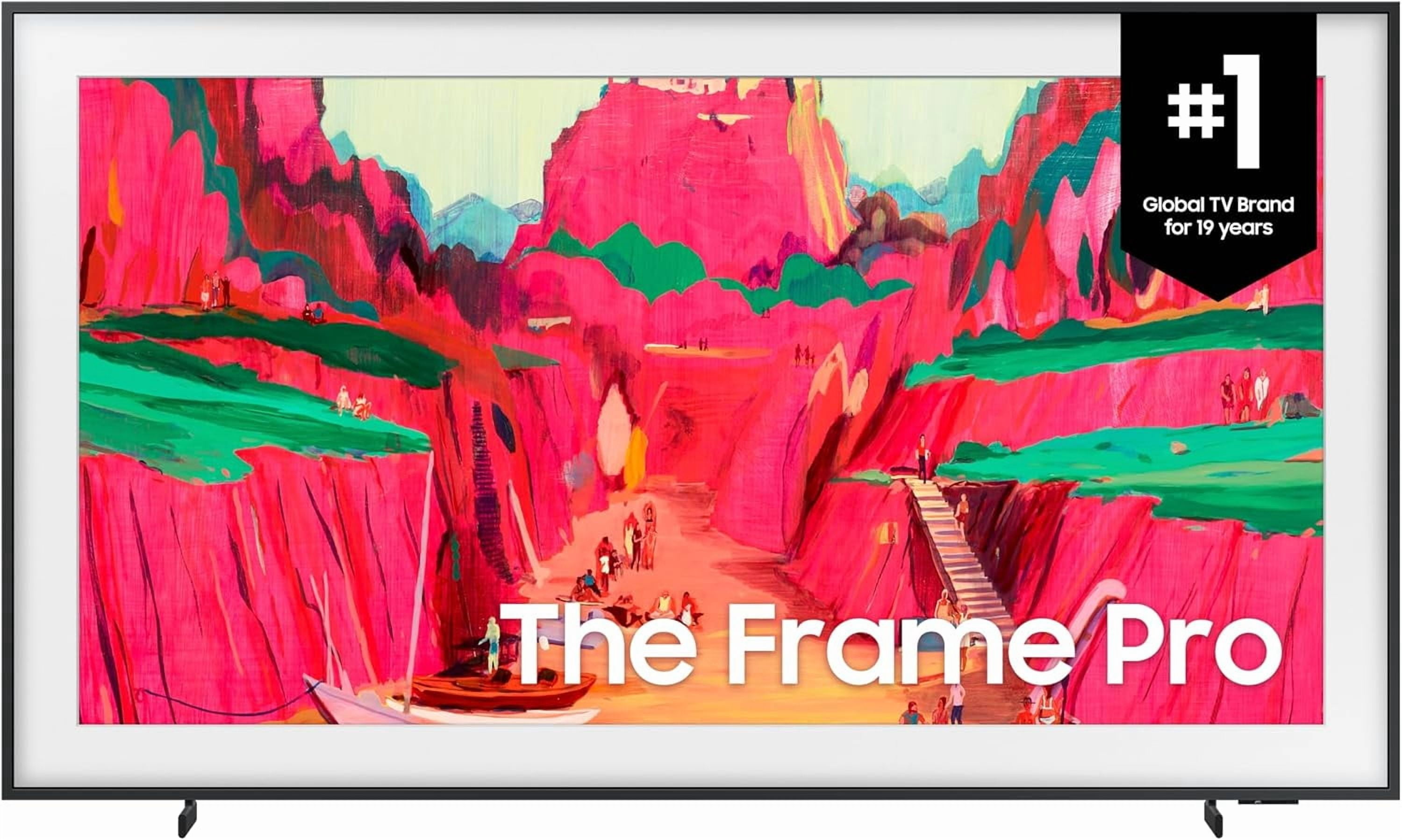 Samsung The Frame Pro 85" LS03FW 4K Neo QLED Tizen Smart TV (2025 Model - QN85LS03FW) – Certified Refurbished