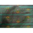 thumbnail image 4 of oneOone Cotton Silk Fabric Floral Block Printed Fabric 1 Yard 42 Inch Wide, 4 of 4