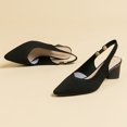 thumbnail image 1 of Women's Knit High Heel Sandals with Striped Design, Round Thick Heel (2 in) - 2025 Collection, 1 of 9