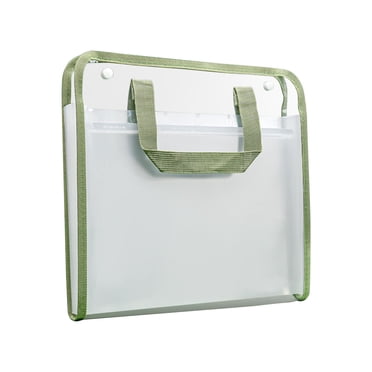 Rbaofujie Organiseur de Fichiers 13 Étapes Grande Capacité Sac de Rangement pour Papiers de Test Peut Tre Classé Style Bouton Sac de Fichiers Portable Accessoires de Bureau