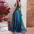 thumbnail image 3 of UPPADA Robe Grande Taille pour Invitées de Mariage pour Femmes, Manches Courtes, Robe de Bal de Mariage, Robe de Bal Formelle, Robe Longueur au Sol, Robe Cocktail, Robe Portefeuille Formelle de Mariage, Offres des Fêtes, 3 of 7