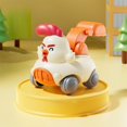 thumbnail image 1 of Feltree Animal Inertia Engineering Toy Car with Chicken Design, Movable Vehicle for Kids Pretend Play and Learning, 1 of 8
