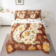thumbnail image 2 of YST Autumn Maple Leaf Bed In A Bag 7 Piece Full Size, Cute Squirrel Bedding Set For Kids Teens Adult, Happy Thanksgiving Comforter Set Fall Harvest Rustic Sheet Set With 2 Pillow Cases, 2 of 5