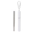 thumbnail image 2 of Portable Straw, Portable Reusable Stainless Steel Straight Straw Retractable Drinking Straw Drinking Straw, Bottle for Drinking, 2 of 8