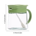 thumbnail image 3 of Kitchen Spice Jars, Leak-Proof Sealing, Transparent Glass Container, Wide Mouth Design, For Cooking, Baking, Pantry Organization, Countertop Storage, 3 of 4