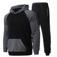 thumbnail image 1 of QIPOPIQ Men's Track Suits 2 Piece Set Active Jogging Suits Long Sleeve Sweatsuits Casual Outfits Clearance, 1 of 4