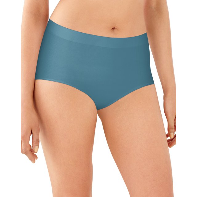 Bali Womens One Smooth U All Around Smoothing Brief, 8, Oceanstorm