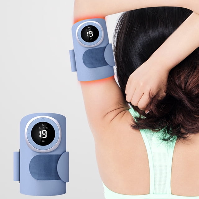 Arm Massager for Home Use - 9 Vibration Massage Modes with Heat Therapy for Muscle Relief in Arms & Legs