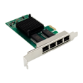 thumbnail image 3 of I340-T4 PCI-E X1 Gigabit Server Network Card 4 Port RJ45 PCI Express X Gen 2.1 5GT/S 82580EB Gigabit Network Card, 3 of 5