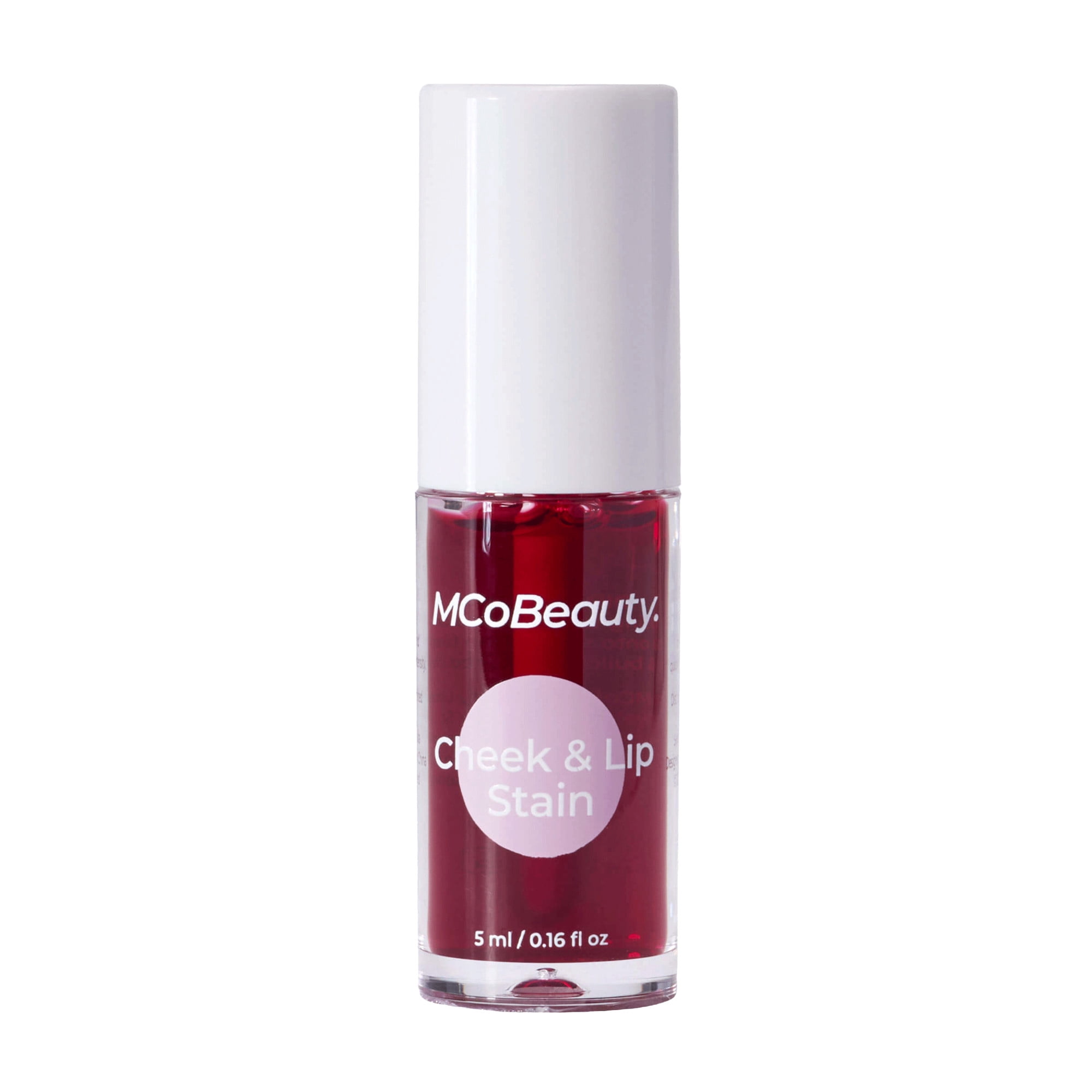 MCoBeauty - Cheek & Lip Stain 2-in-1 Liquid Tint - Rosy Red - 5 mL