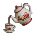 thumbnail image 3 of QIPOPIQ Vintage Christmas Teacup And Teapot Festive Decoration, 3 of 3