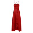 thumbnail image 3 of Ketyyh-chn99 Robes de Soirée pour Femmes Élégantes et Classiques Robe d'Été de Fête Dos Nu Robes pour Femmes Robes de Soirée Robe Longue Rouge,TG, 3 of 4