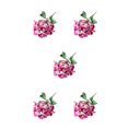thumbnail image 2 of Decodeary Realistic Appearance Flower Decoration For Low Maintenance Garden Easy To Clean Cloth Decorations Fake Plants Flowers JH1240 5Set, 2 of 6
