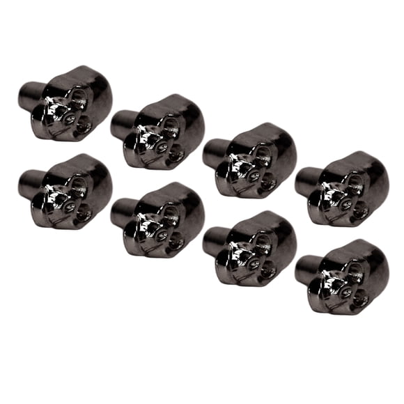 Skull Rivets, Fashionable 200 Sets  Skull Prong Stud  For Belts Gold,Silver,Silver Black